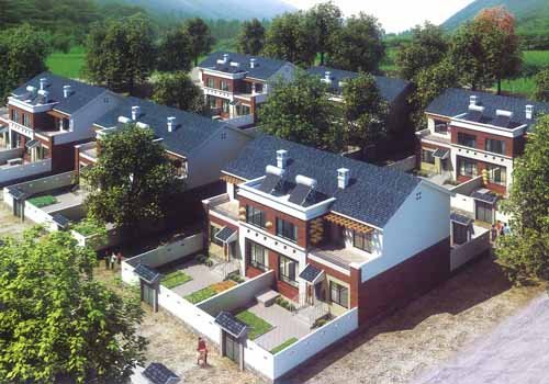 保定市阜平天生桥镇与龙泉关镇美丽乡村